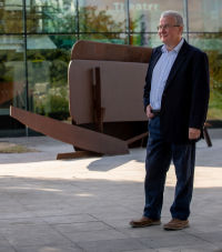 Sir Anthony Caro's 'Lagoon' Sculpture Unveiled in Peterborough